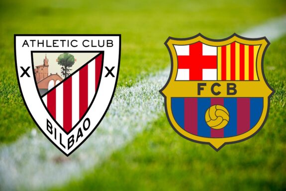 logos athletic club vs fc barcelona supercopa de españa