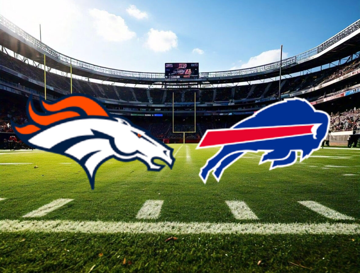 Logos de denver Broncos y Buffalo Bills NFL