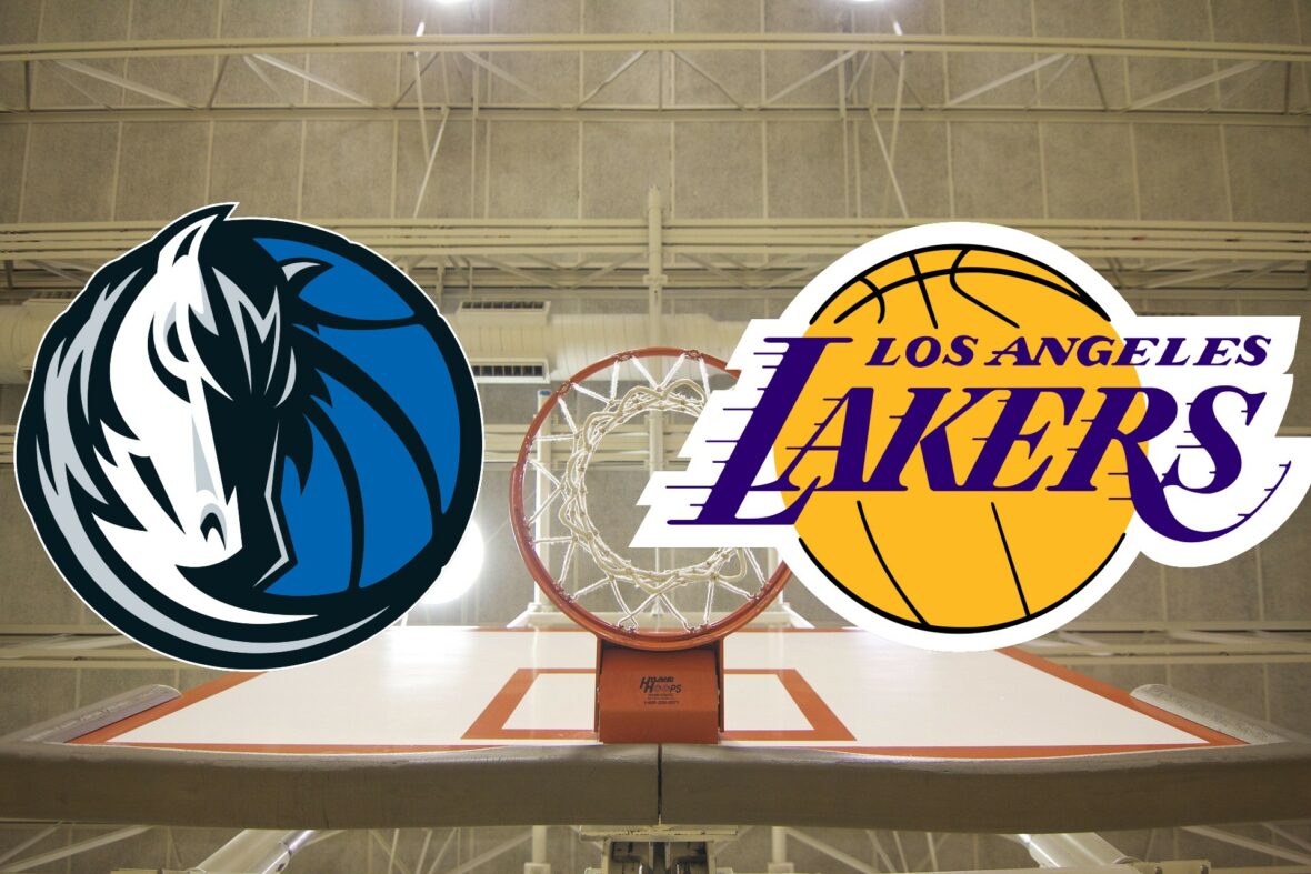 logos de dallas mavericks y los angeles lakers nba