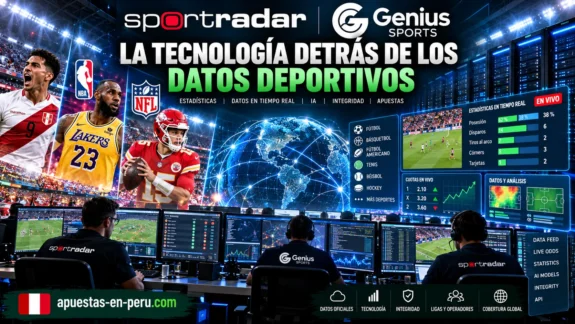 Sportradar y Genius Sports: tecnología de datos deportivos en tiempo real, estadísticas de fútbol, NBA y NFL, inteligencia artificial y plataformas de apuestas